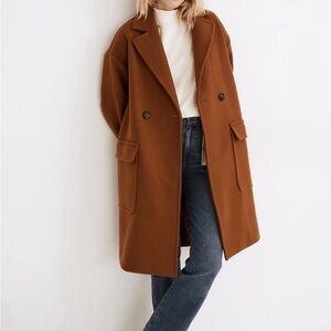 Madewell Averdon Coat in Insuluxe Fabric